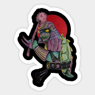 Samurai Slash Sticker